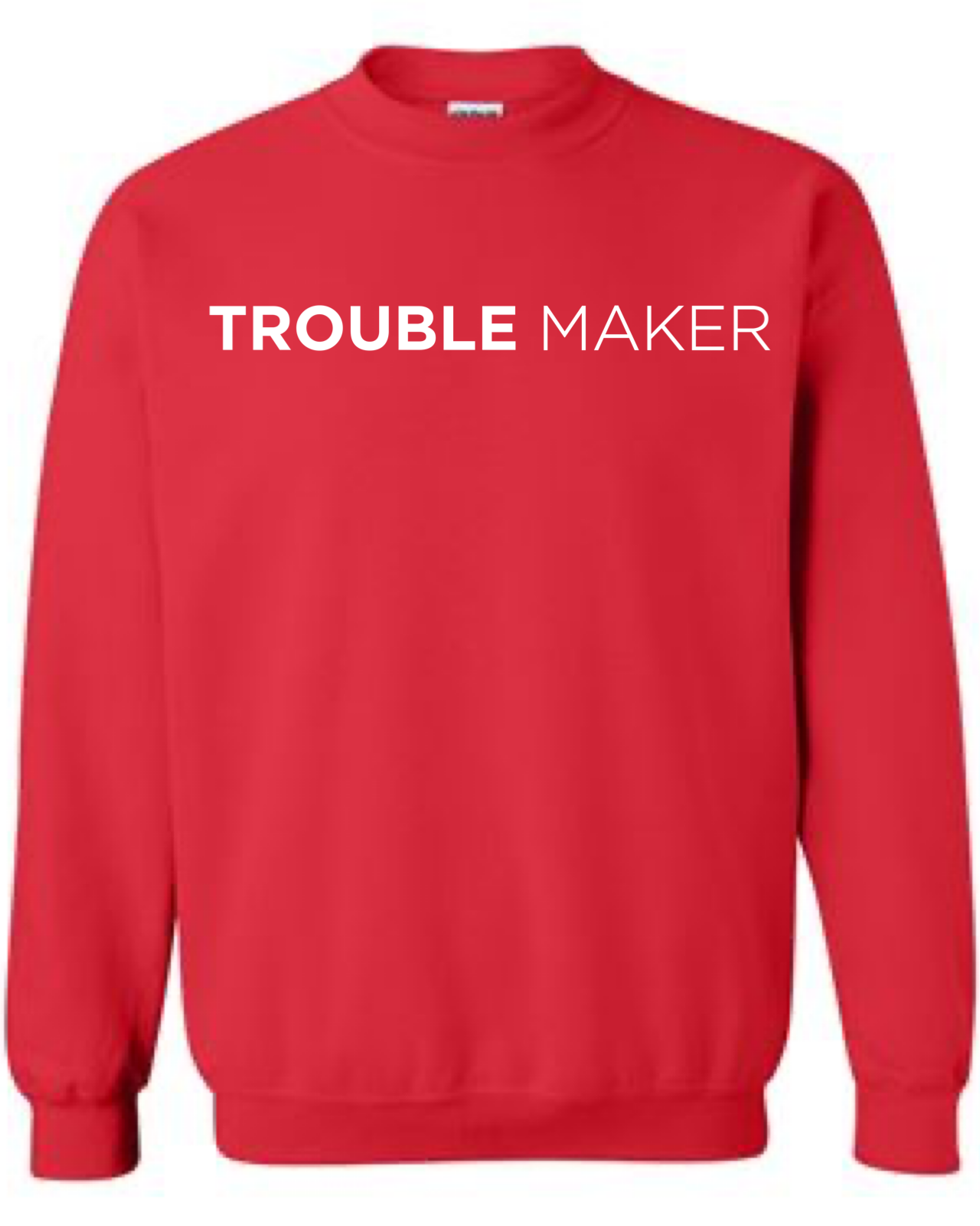 Mens's Trouble Maker - Good Trouble Crewneck Sweatshirt