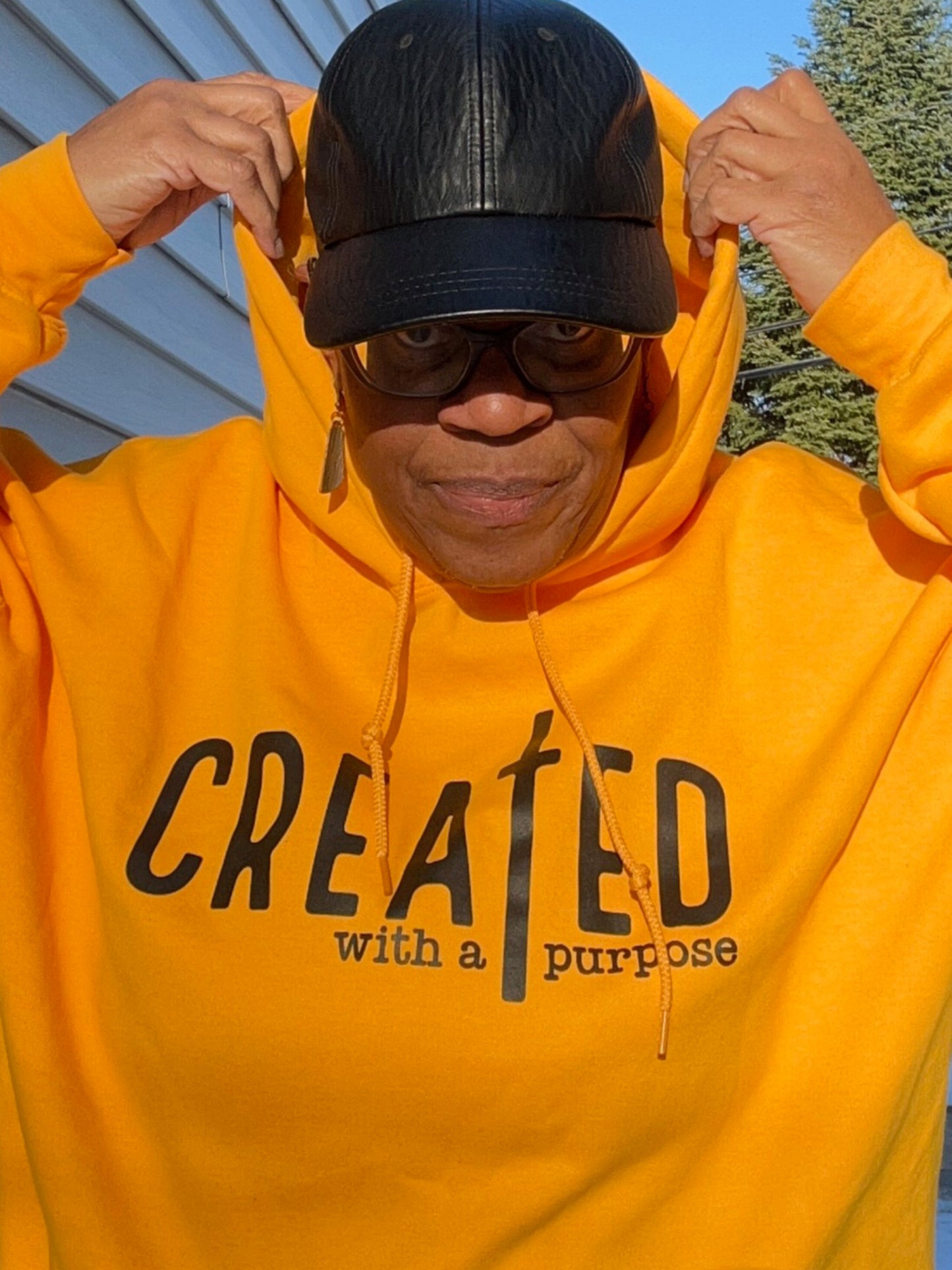 Created With A Purpose Bright Colors Hoodie