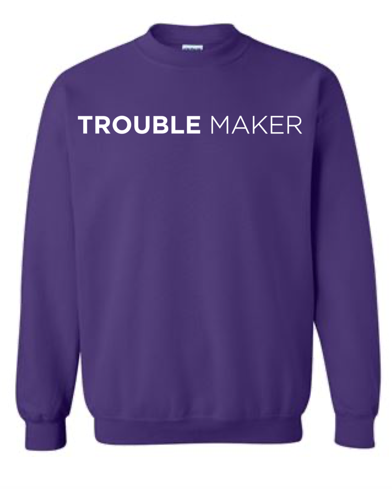 Mens's Trouble Maker - Good Trouble Crewneck Sweatshirt