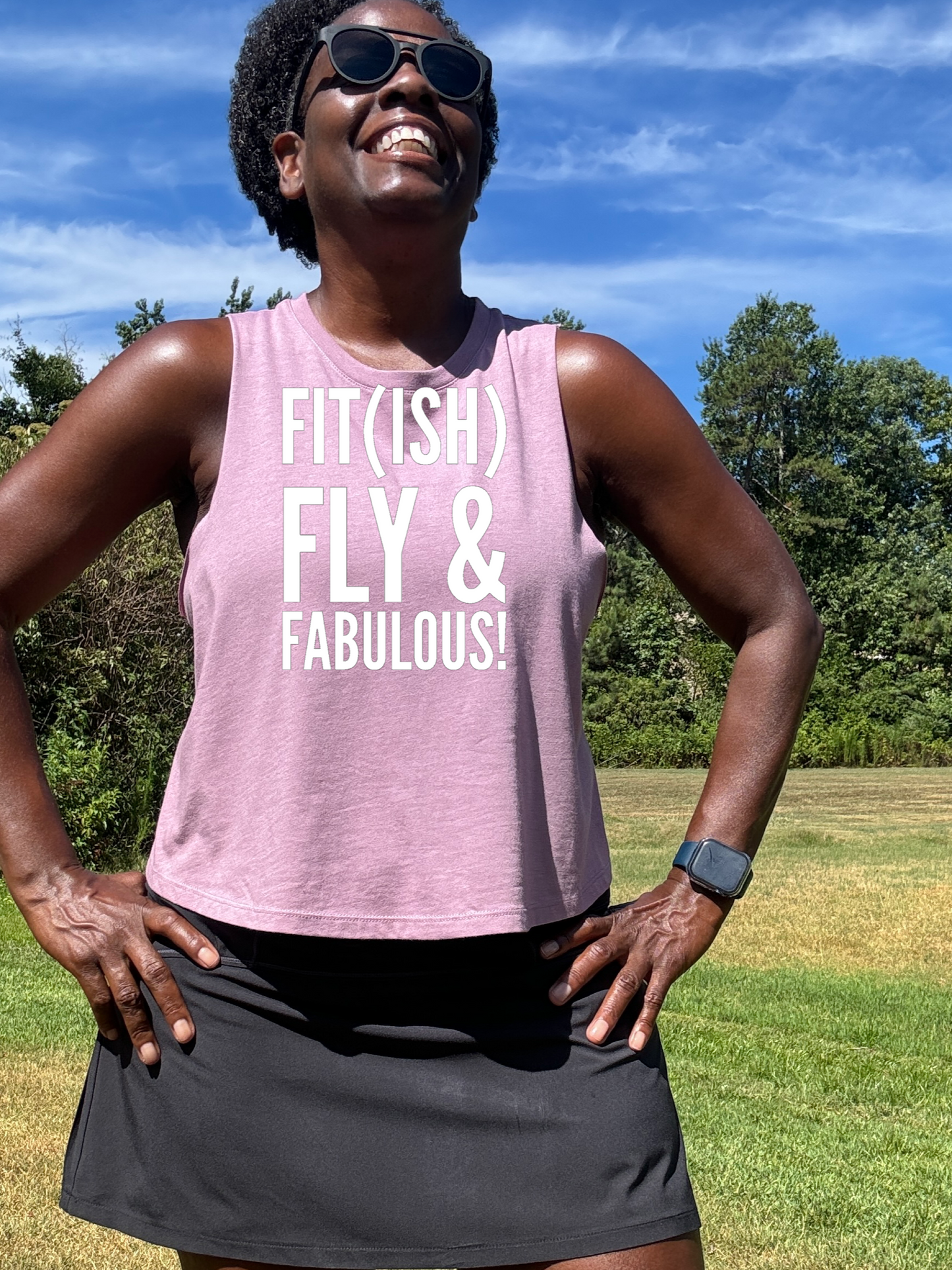 Fit(ish) Racerback Crop Tank