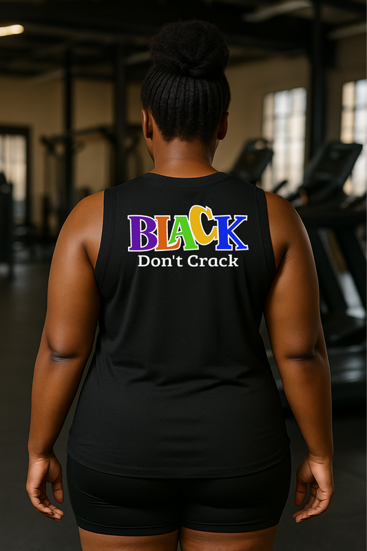 Living Testimony Black Don't Crack Muscle Tank