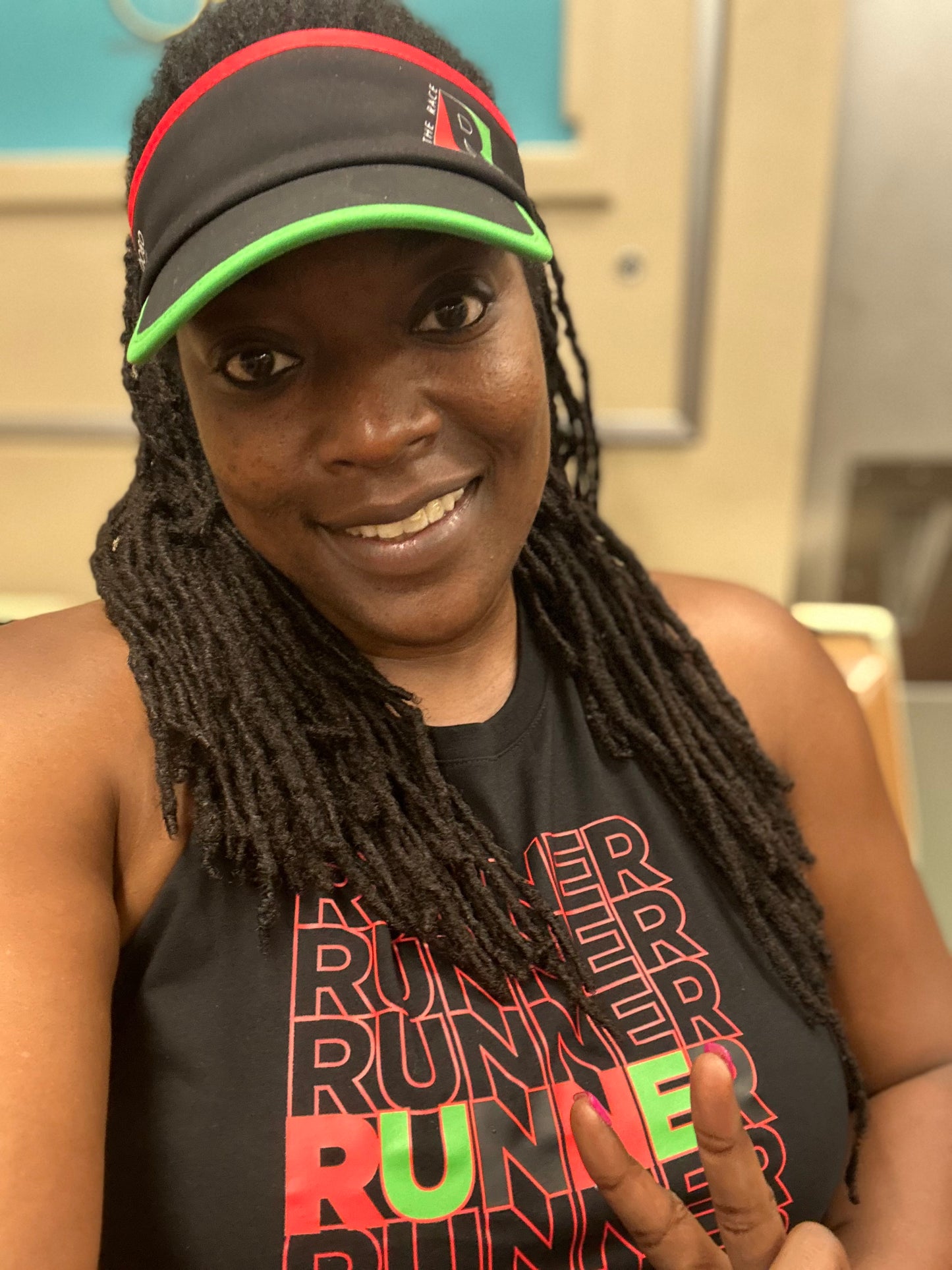 Runner Runner Runner Racerback Crop