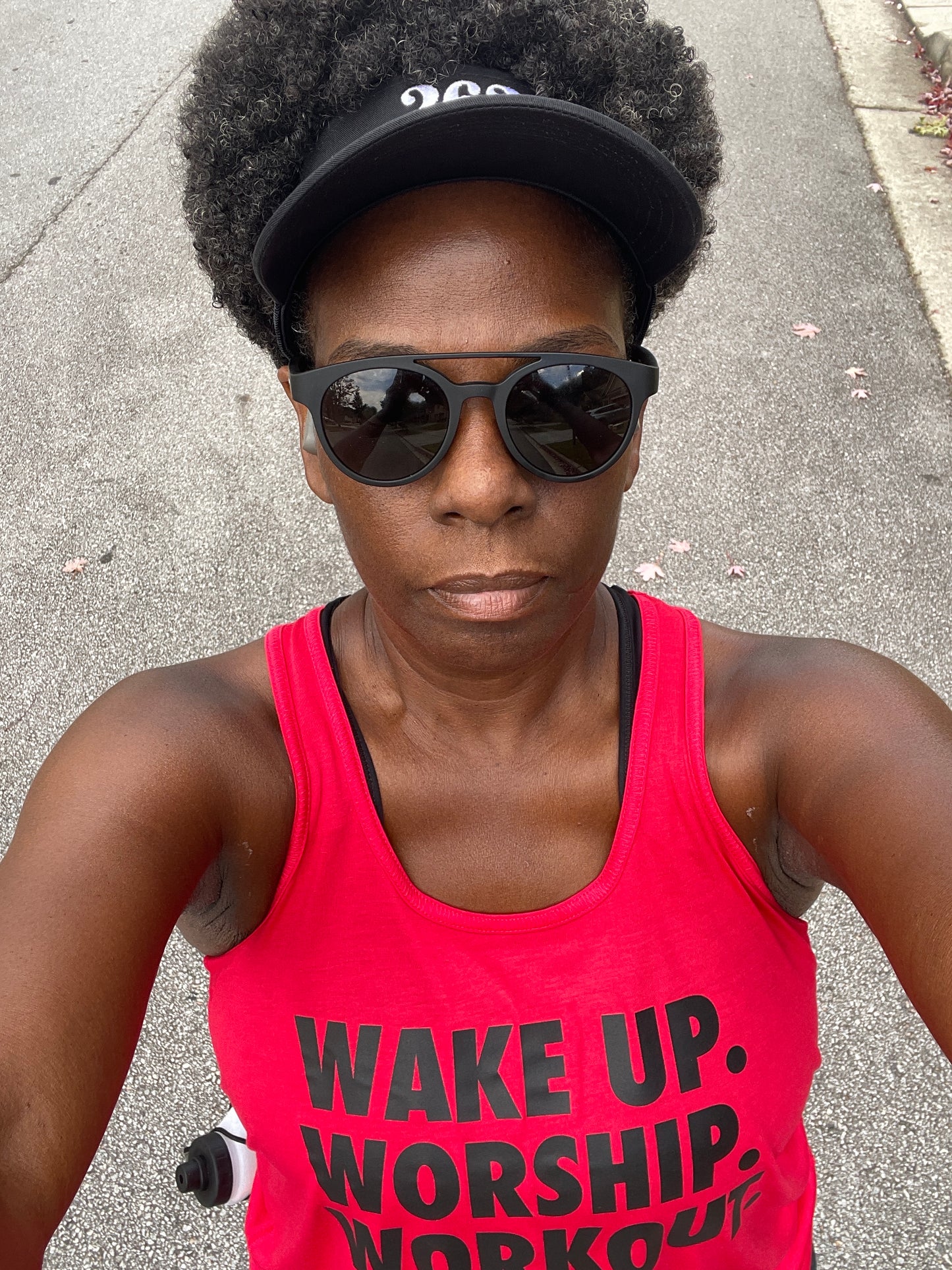 Wake Up Worship, Workout Racerback Tank