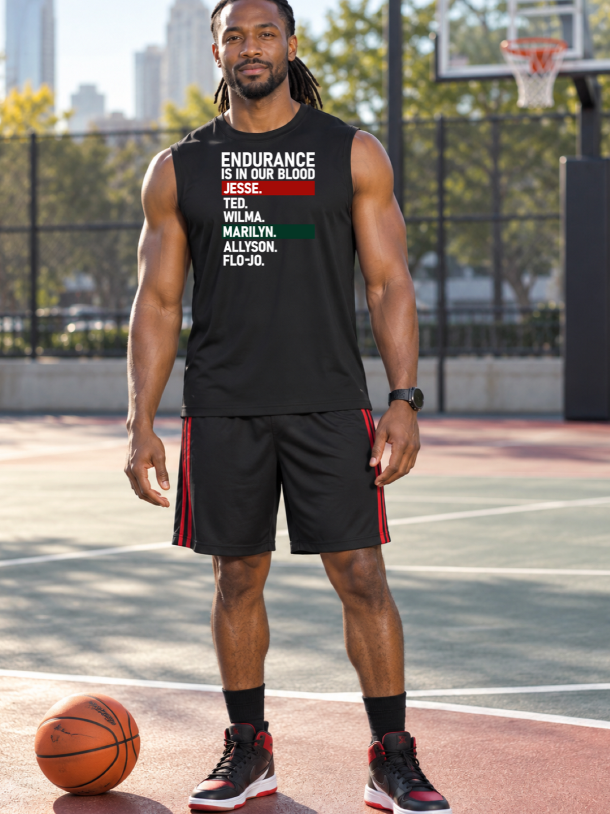 Men's Endurance is in Our Blood Muscle Tank