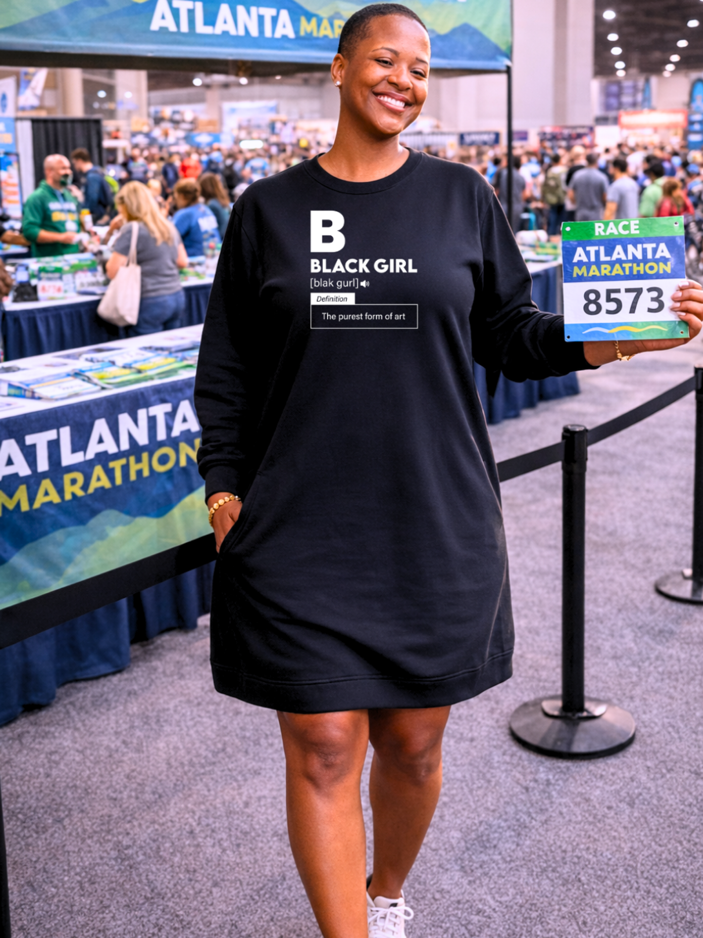 Black Girls Are Art Sweatshirt Dress