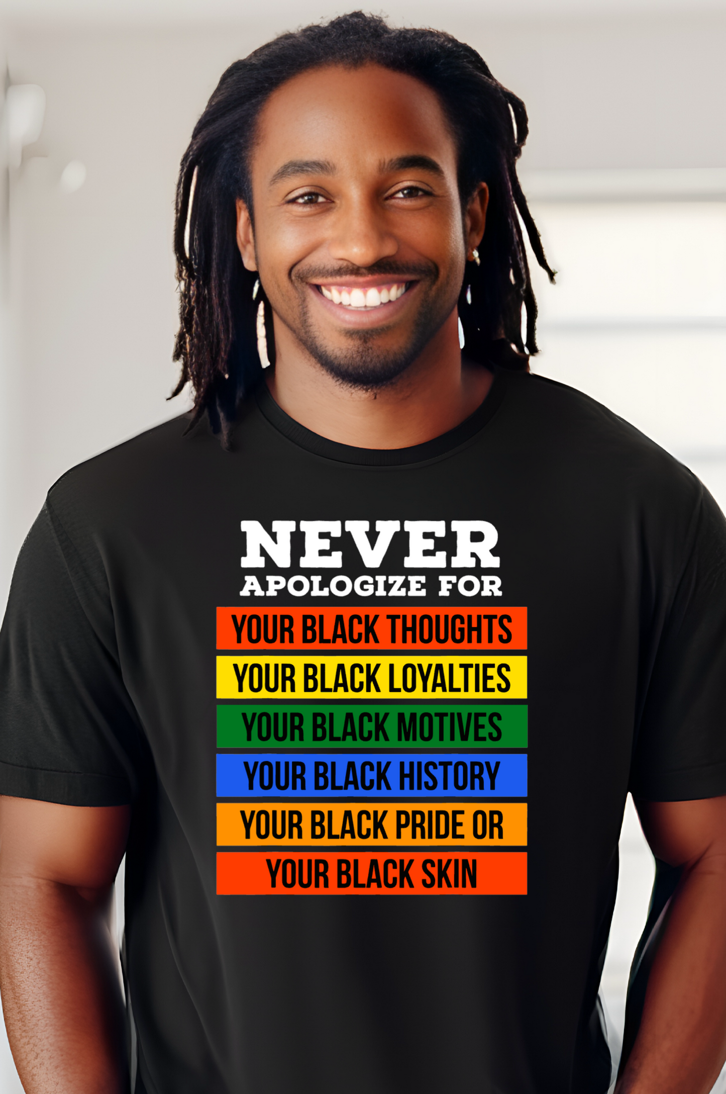 Never Apologize Tri-Blend T-Shirt