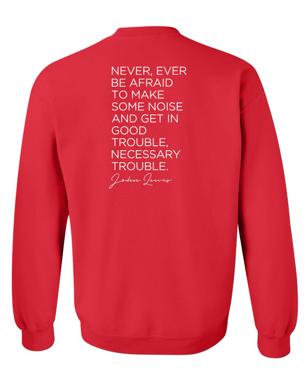 Mens's Trouble Maker - Good Trouble Crewneck Sweatshirt