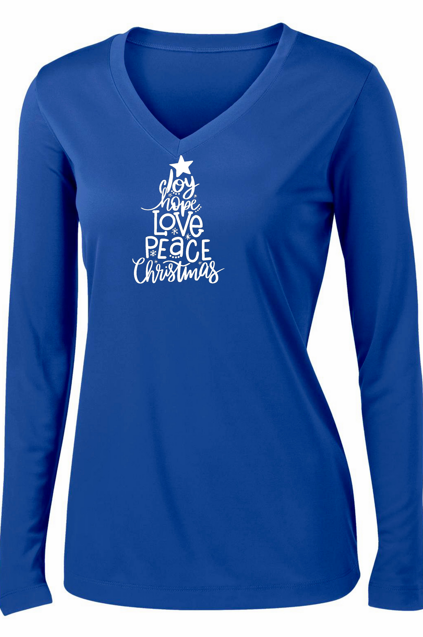 Joy Hope Love Peace Christmas Long Sleeve T-shirt