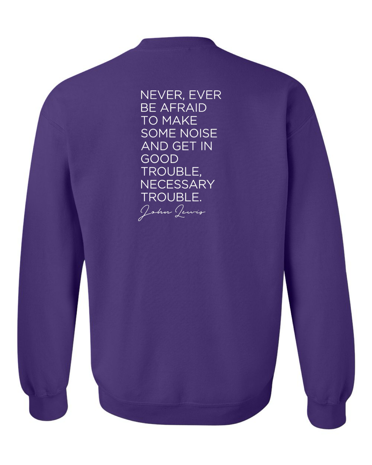 Mens's Trouble Maker - Good Trouble Crewneck Sweatshirt