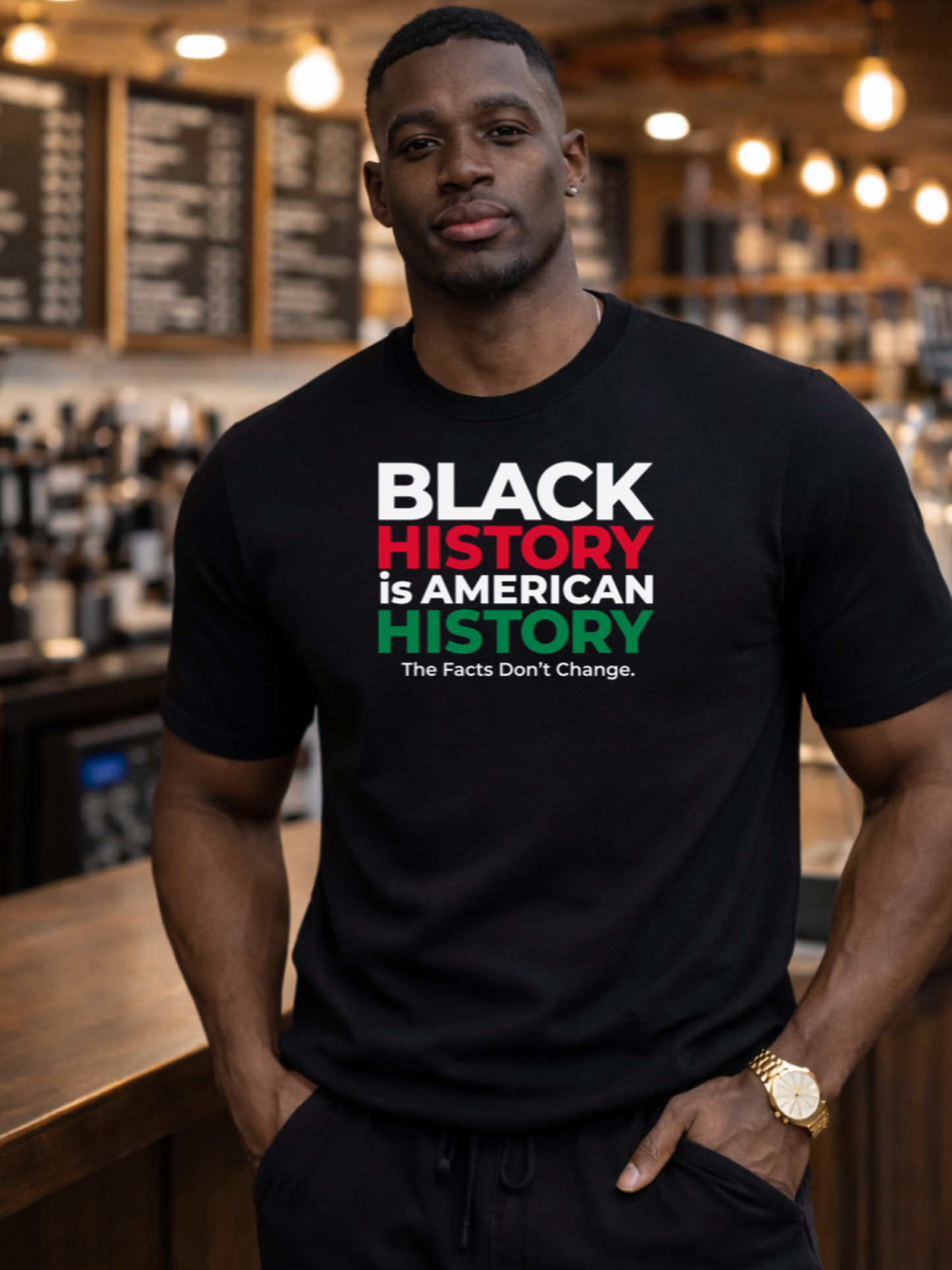 Men's Black History is American History Tri Blend T-shirt