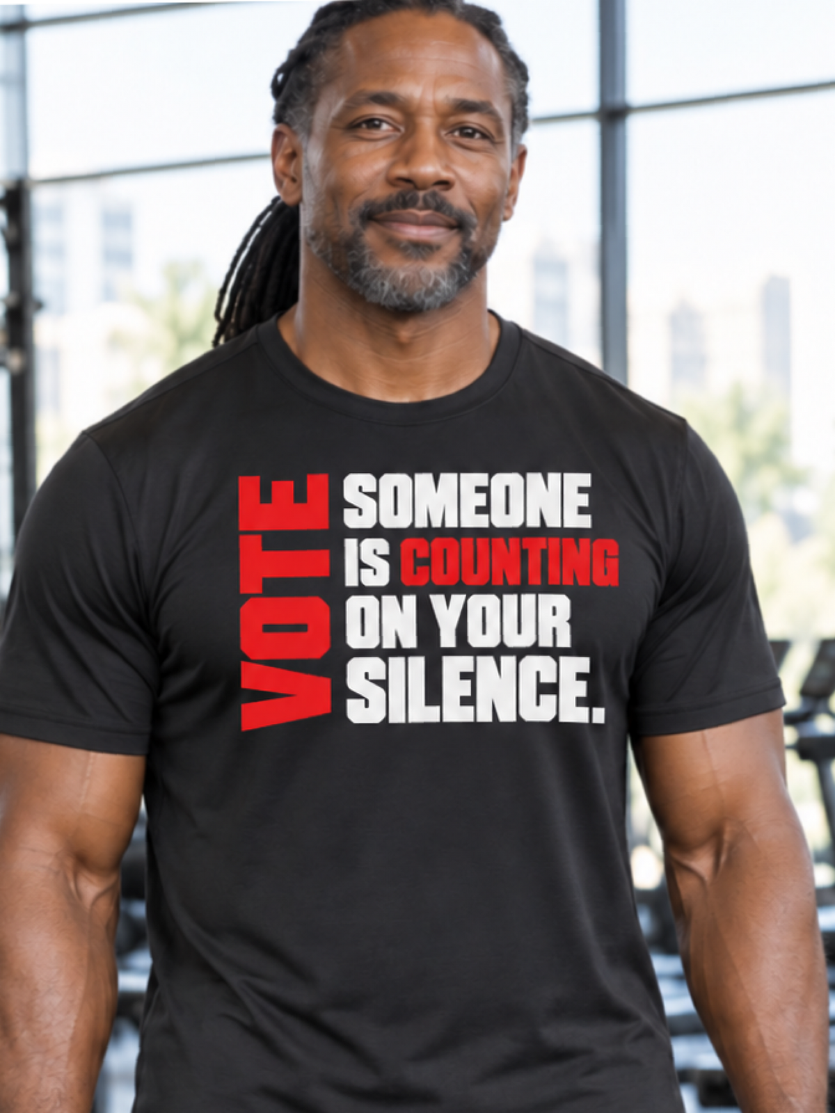 Someone is Counting on Your Silence Vote Unisex Tri-Blend T-Shirt