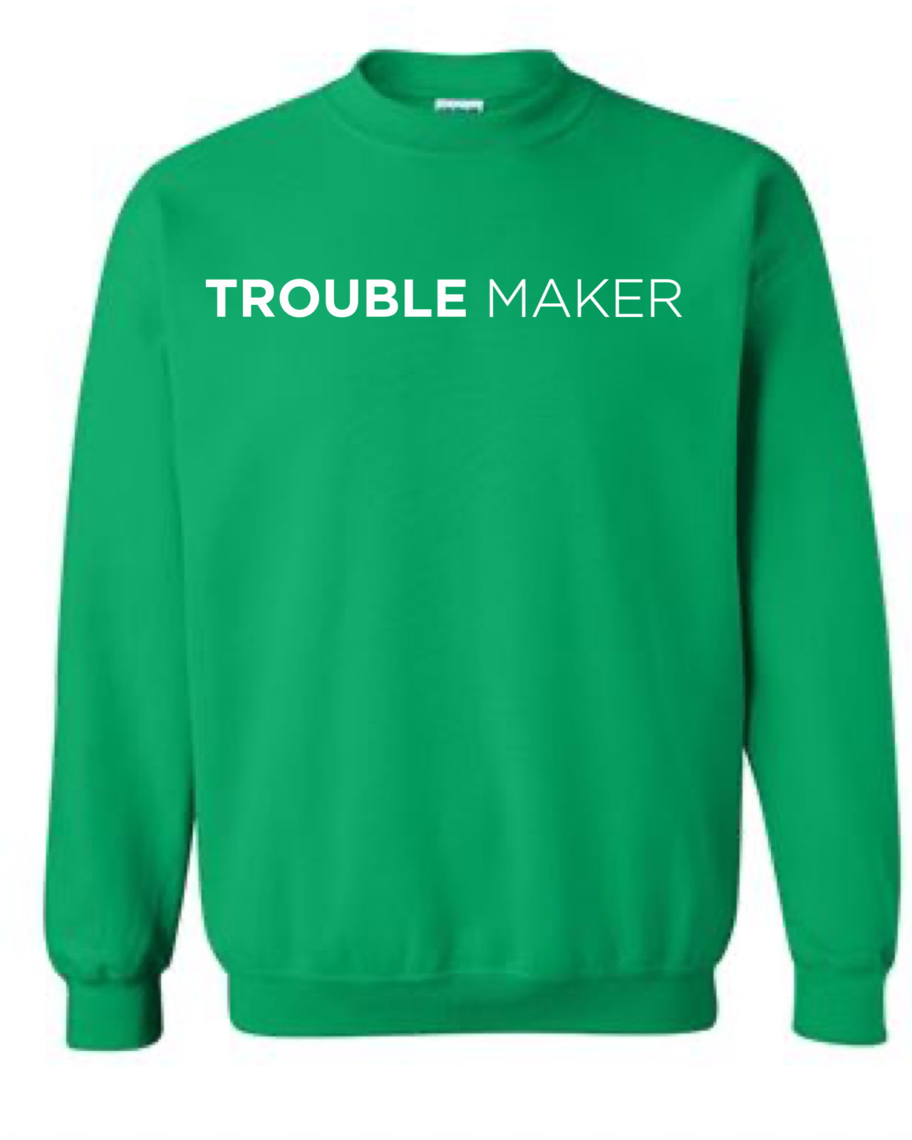 Mens's Trouble Maker - Good Trouble Crewneck Sweatshirt