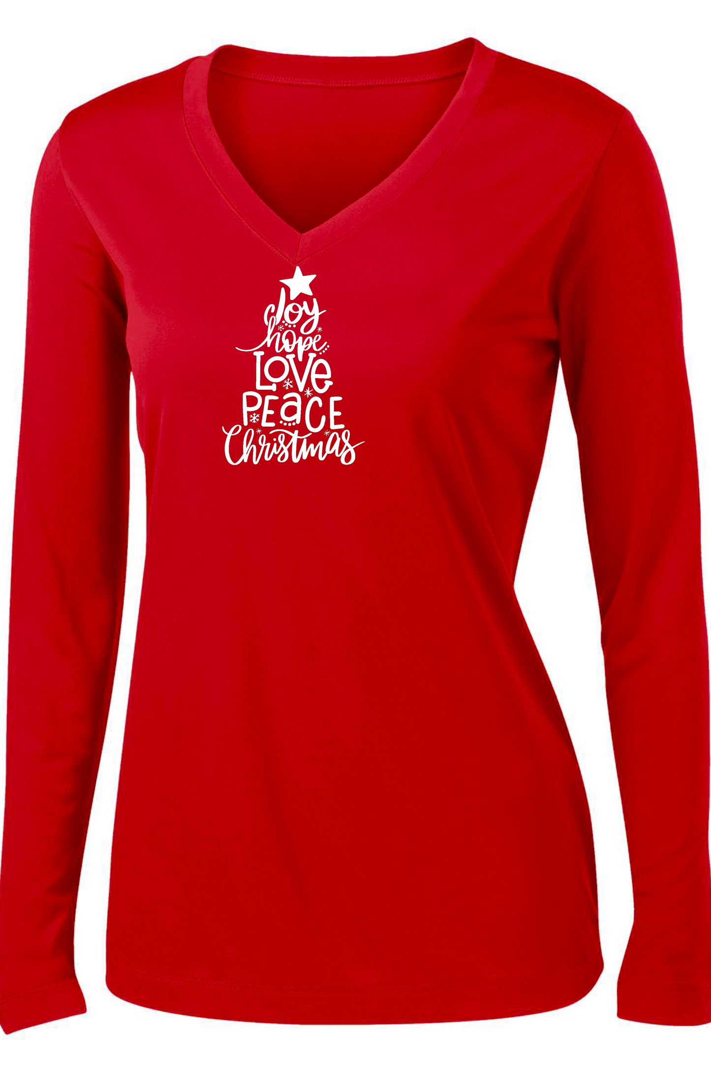 Joy Hope Love Peace Christmas Long Sleeve T-shirt
