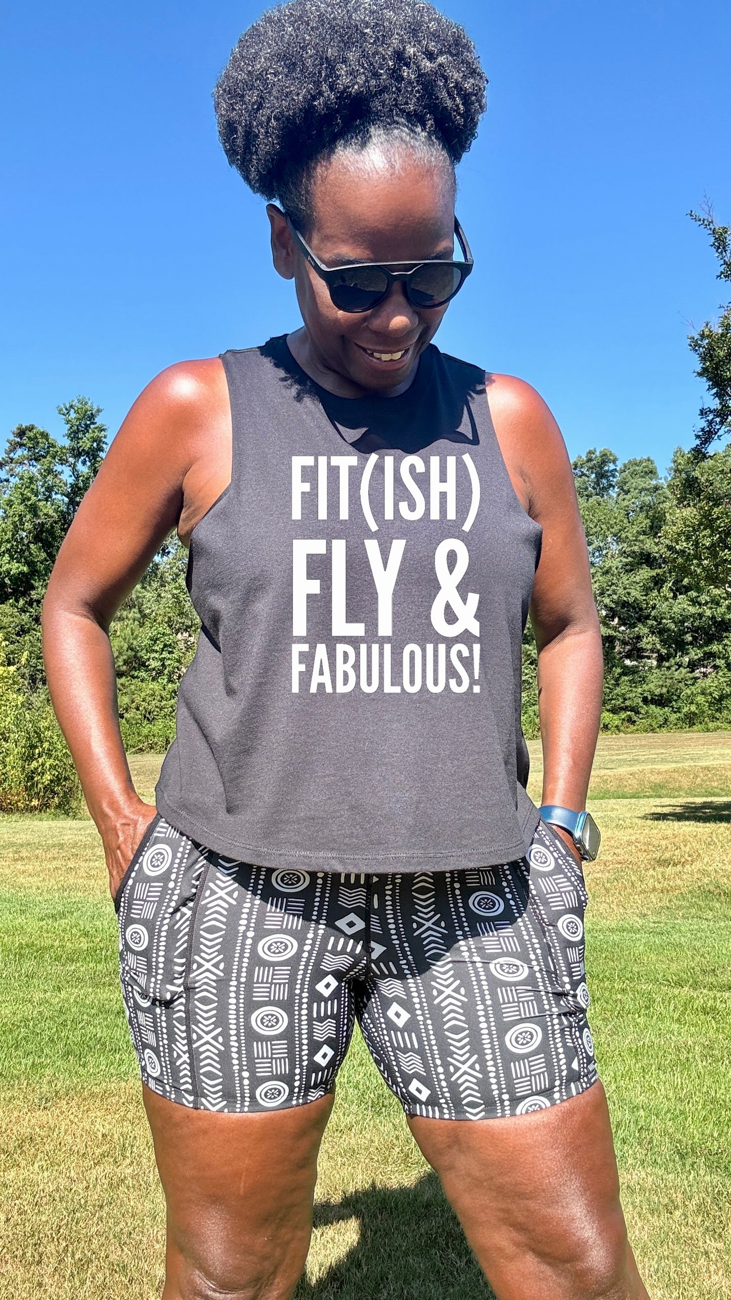 Fit(ish) Racerback Crop Tank