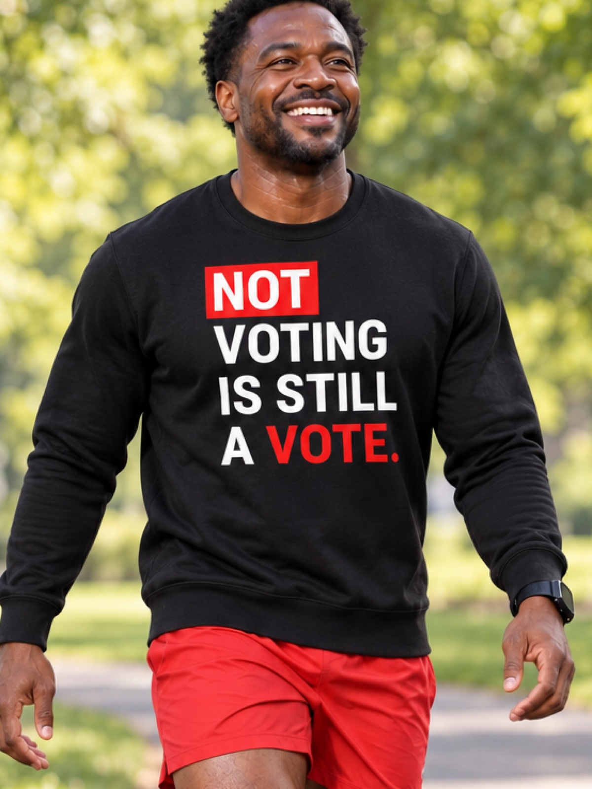 Men's Not Voting is Still a Vote Crewneck Sweatshirt