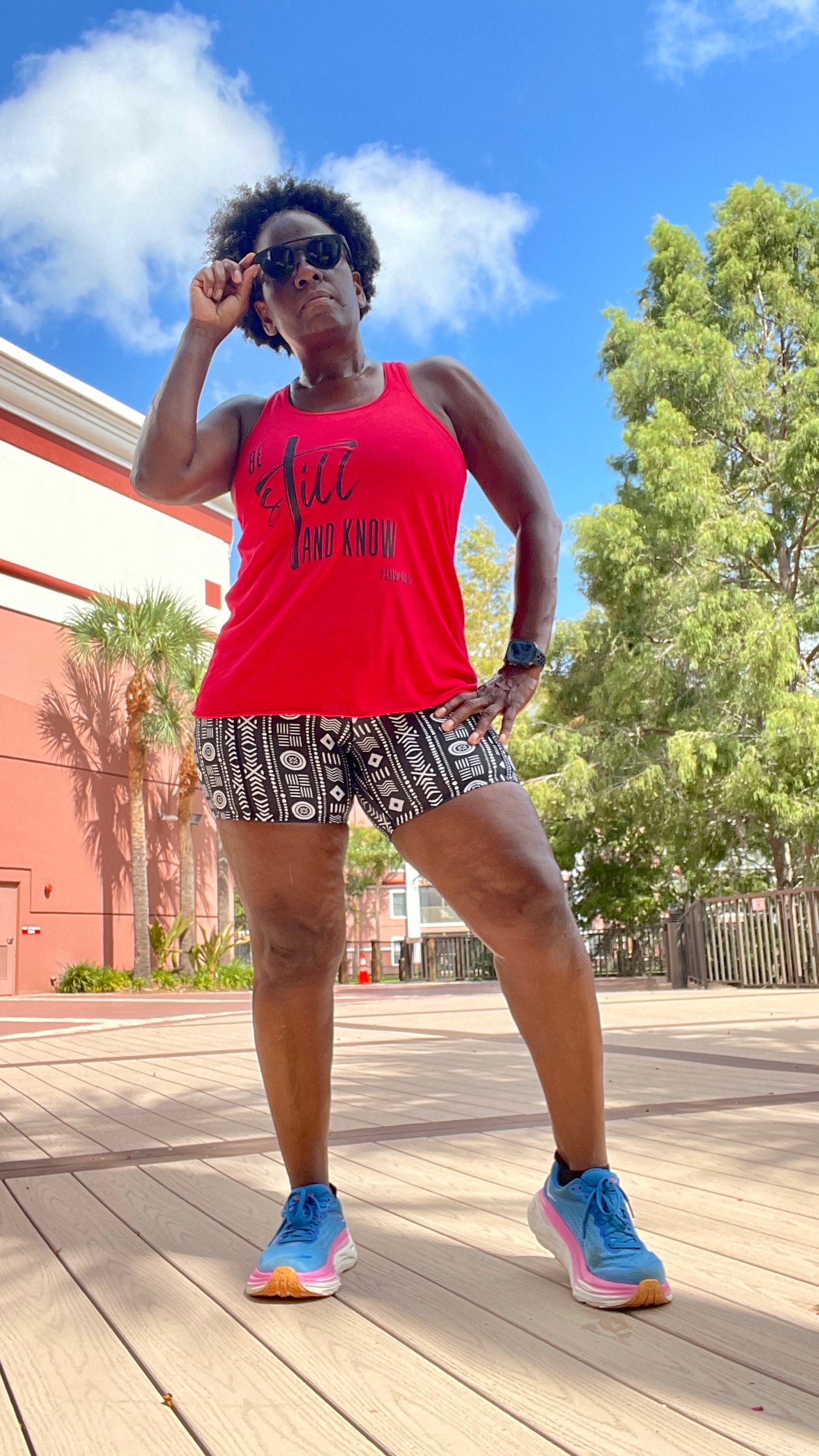 Be Still Racerback Tank Top