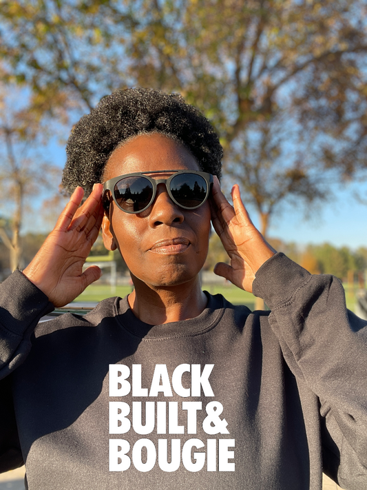 Black Built Bougie Crewneck Sweatshirt