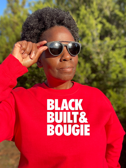 Black Built Bougie Crewneck Sweatshirt