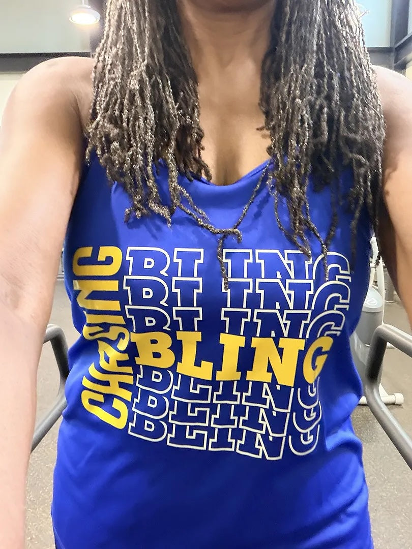 Bling Chaser Racerback Tank Top