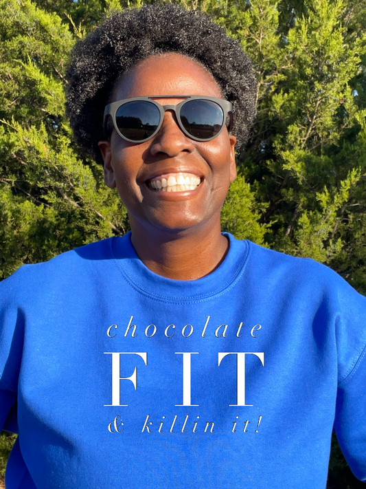 Chocolate Fit & Killin It Crewneck Sweatshirt
