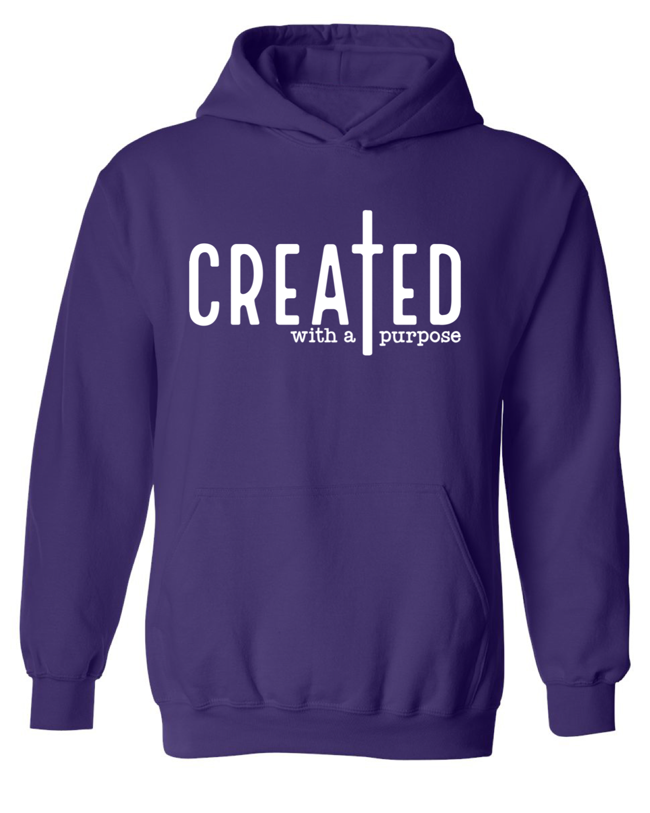 Created With A Purpose Bright Colors Hoodie