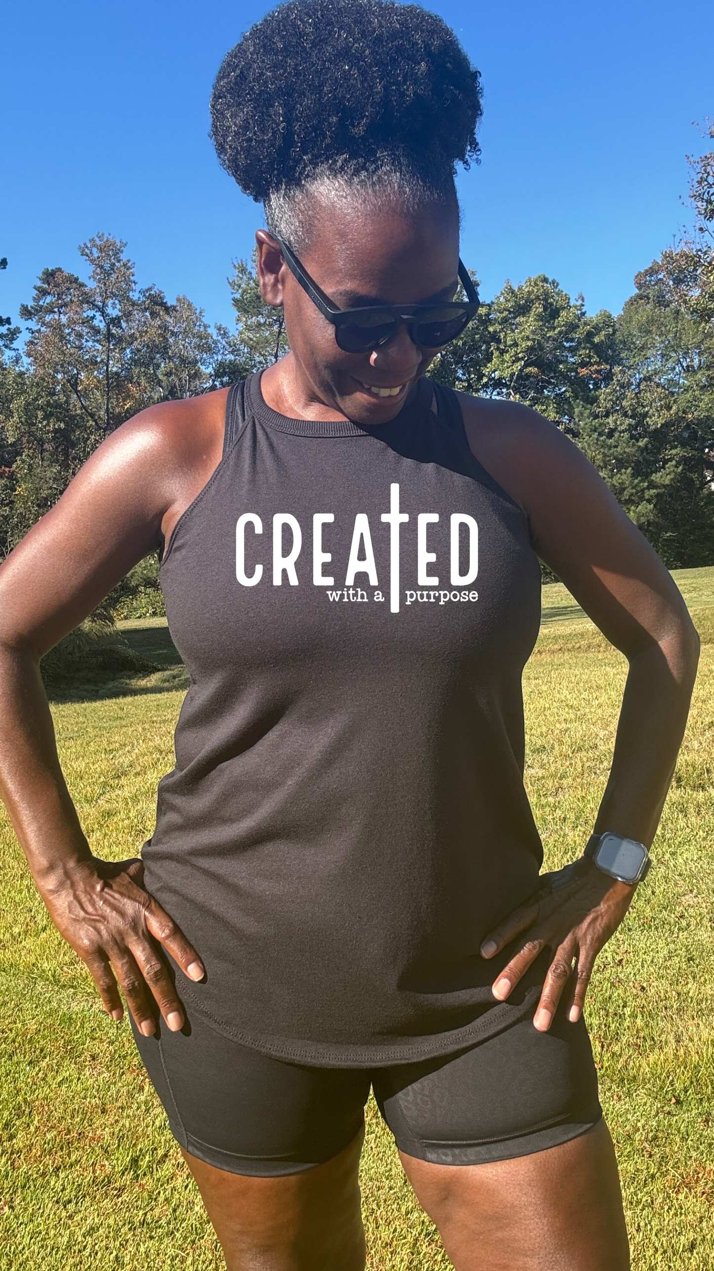 Created With A Purpose Rocker Tank