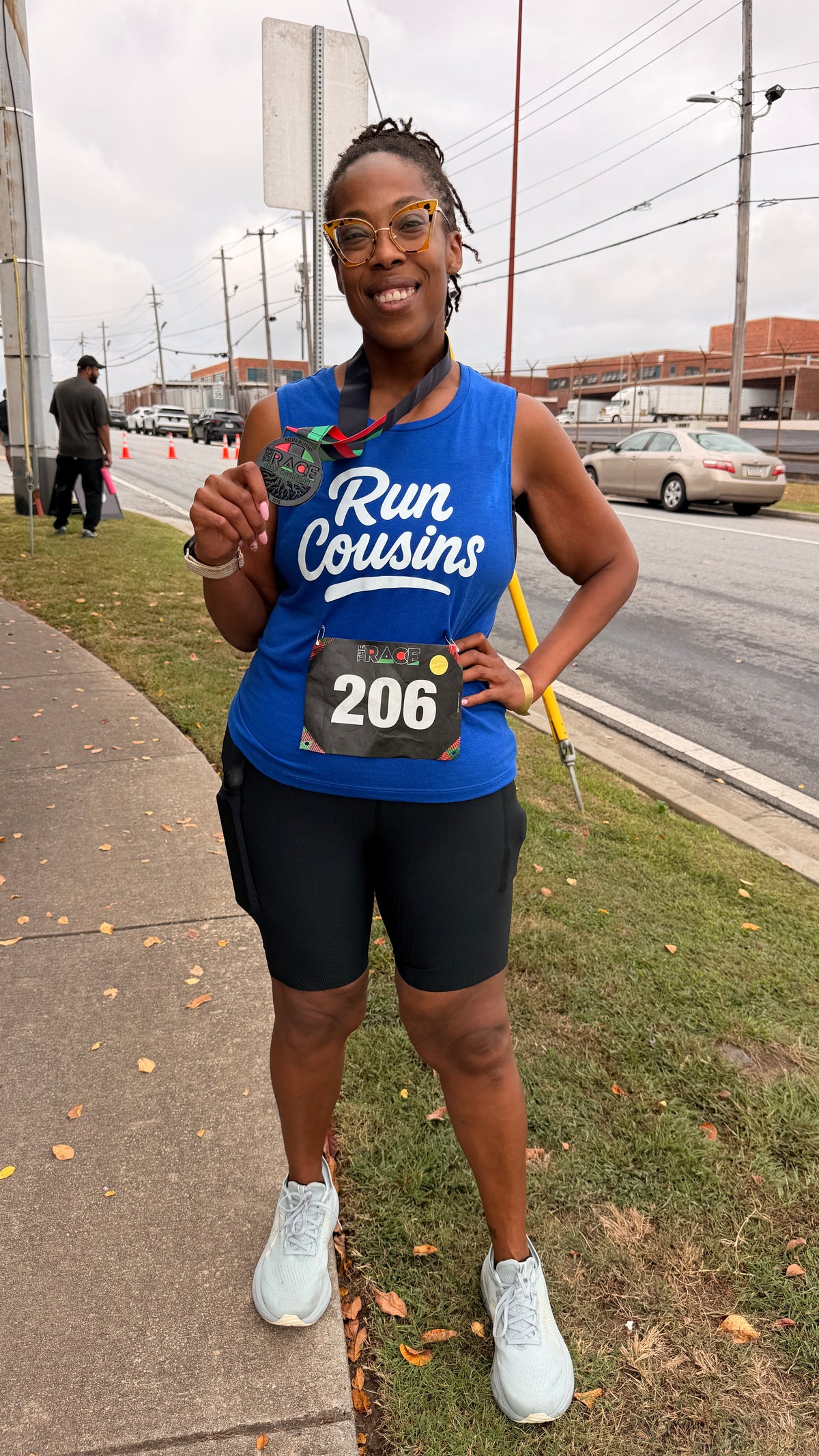 Run Cousins Muscle Tank (Royal Blue)