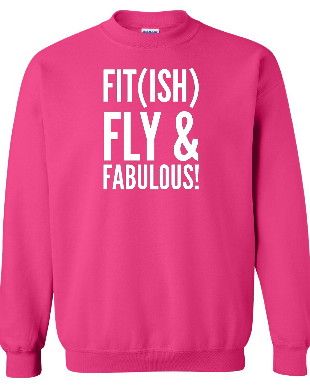 Model Fit(ish) Fly & Fabulous Crewneck Sweatshirt