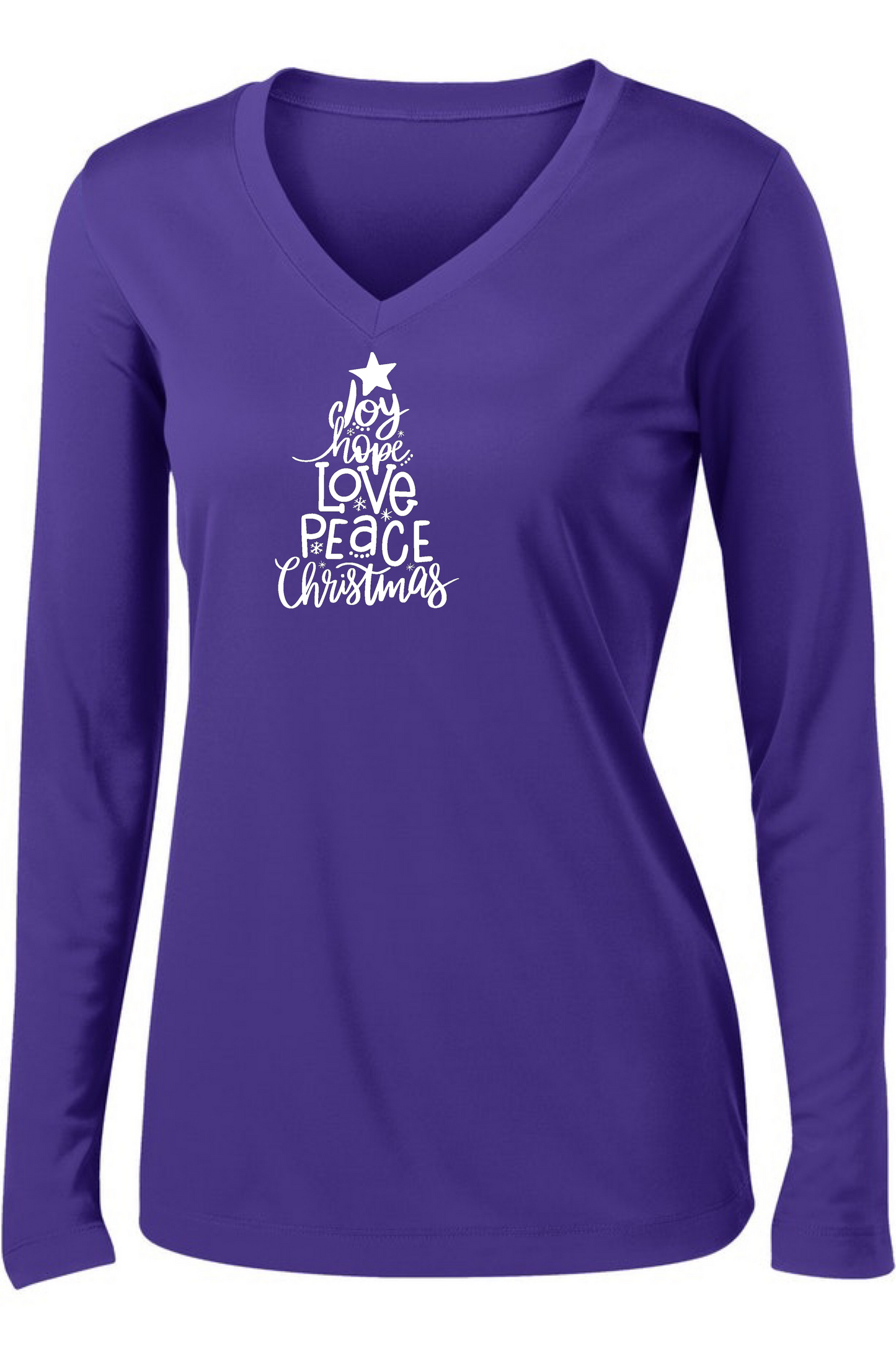 Joy Hope Love Peace Christmas Long Sleeve T-shirt