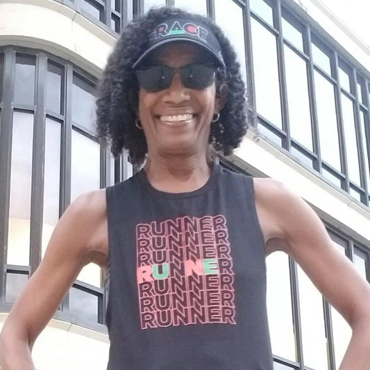Runner Runner Runner Racerback Crop