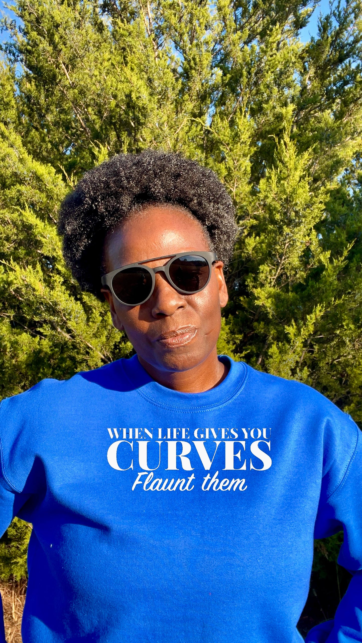 Flaunt Your Curves Crewneck Sweatshirt