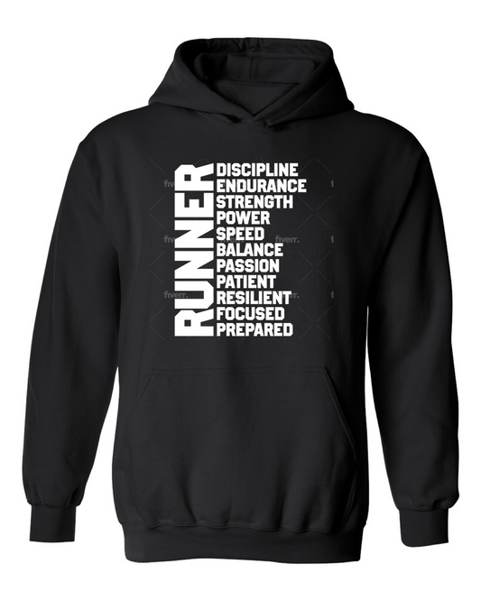 Men’s I Am Runner Bright Colors Hoodie
