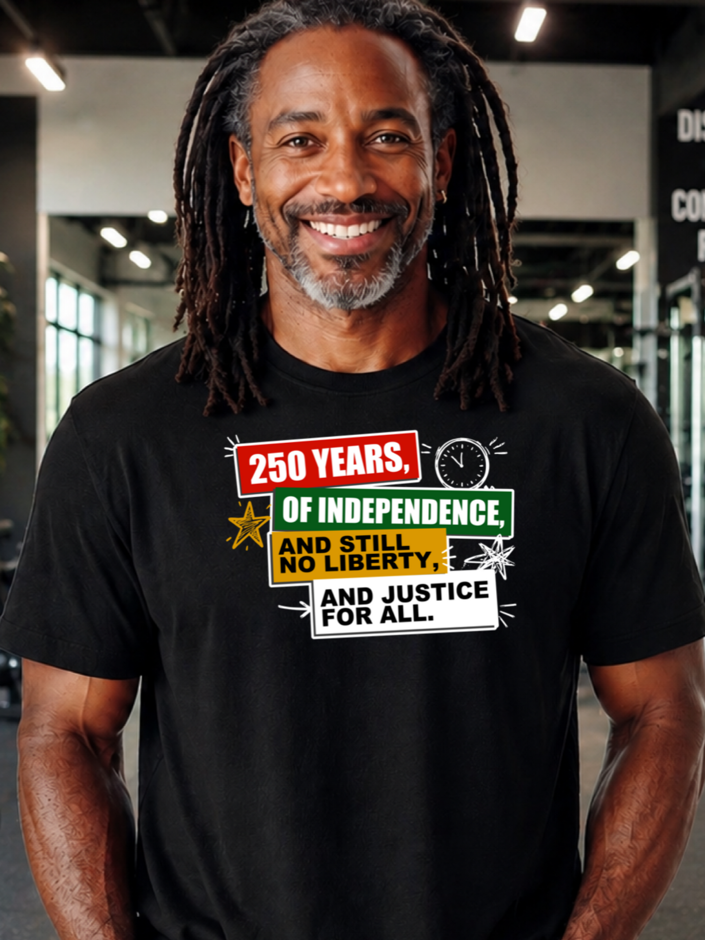 Men's No Liberty No Justice Performance T-shirt