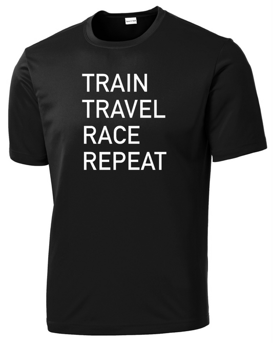 Men’s Train Travel Race Repeat T-Shirt