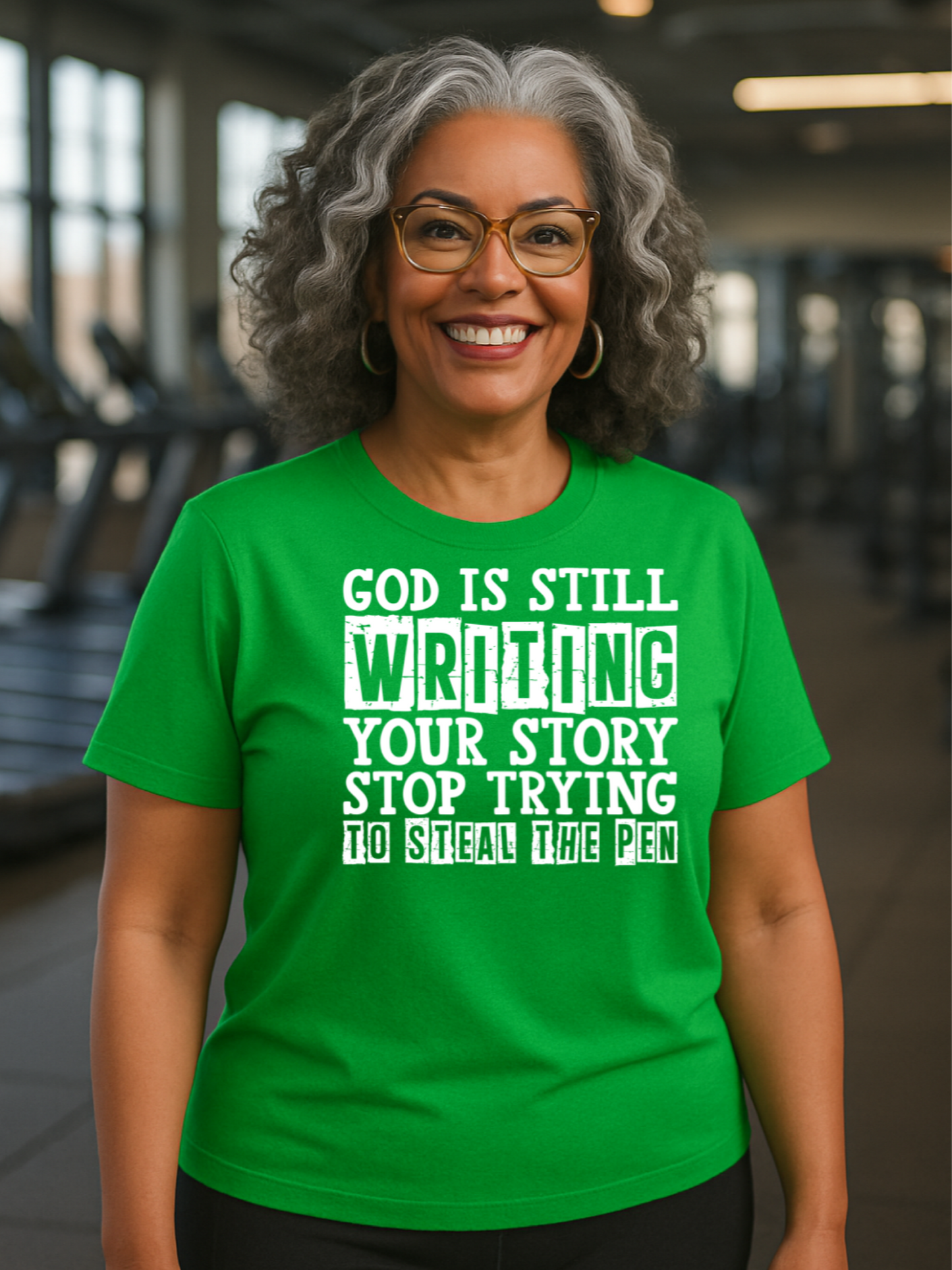 God is Still Writing Your Story Unisex T-Shirt (Kelly Green)