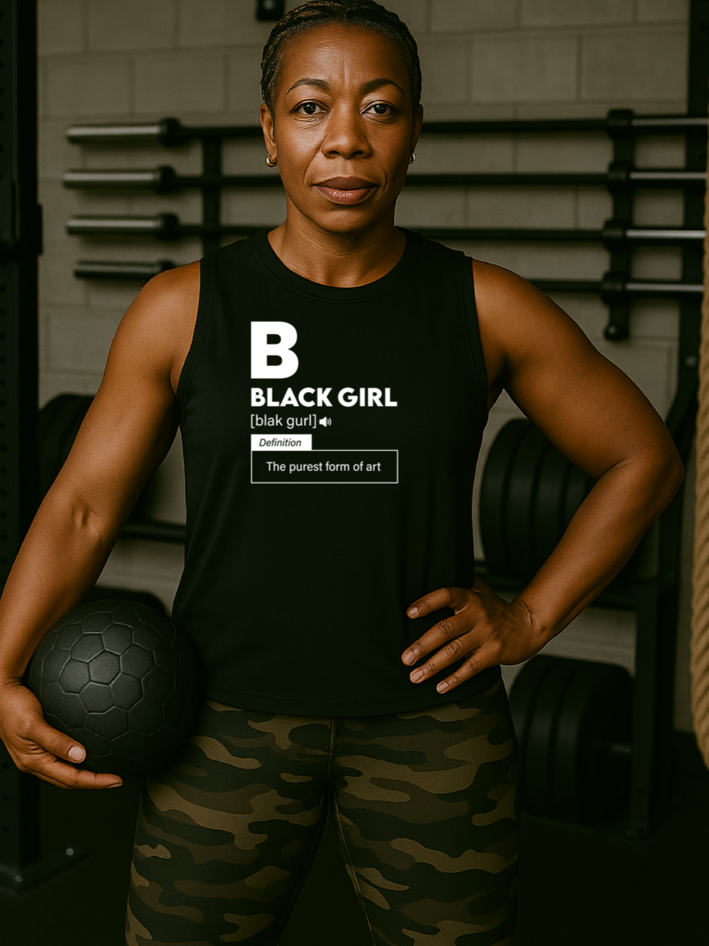 Black Girls Are Art Muscle Tank