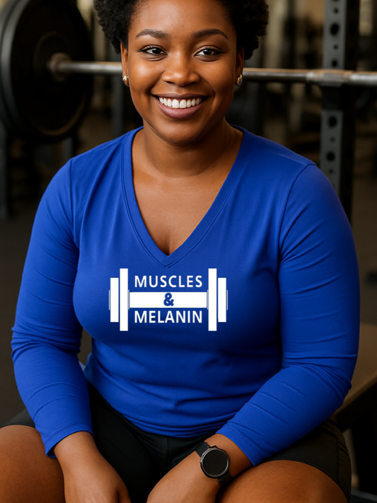 Muscles & Melanin Long Sleeve T-shirt