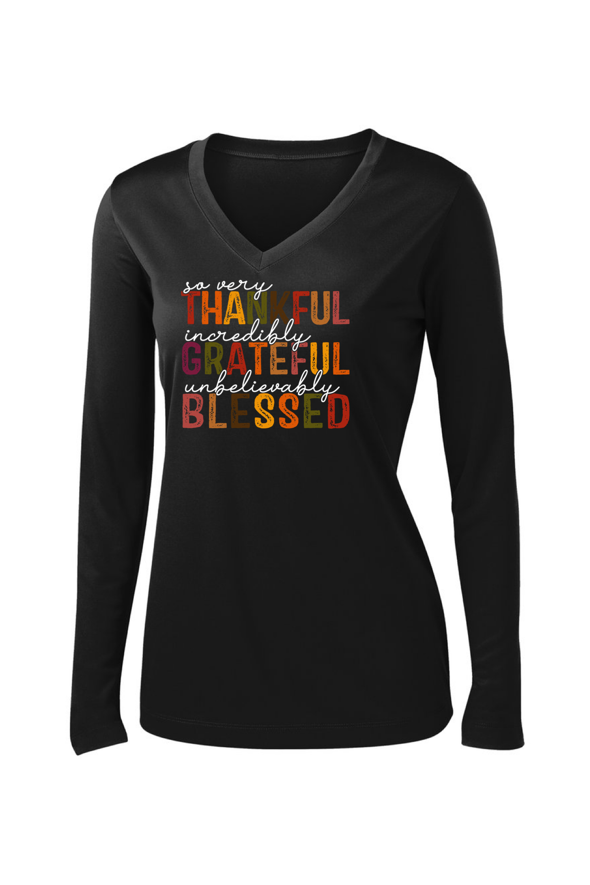 Thankful Grateful Blessed Long Sleeve T-shirt