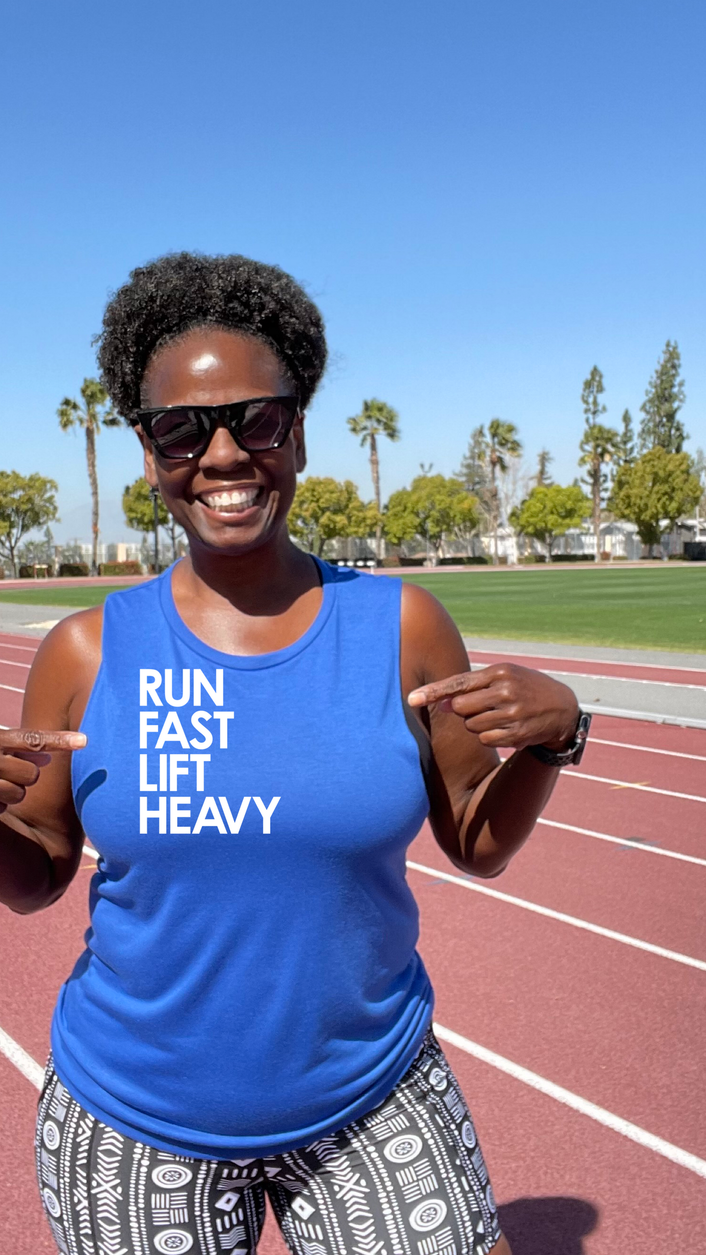 Run Fast Lift Heavy Muscle Tank