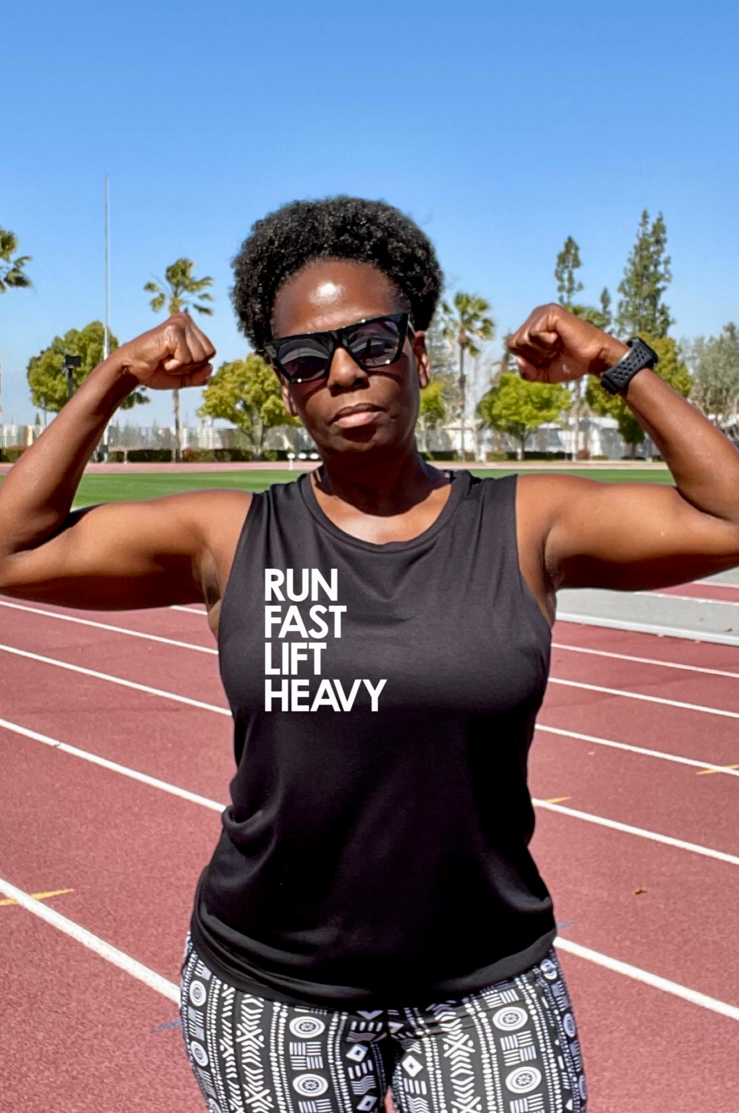 Run Fast Lift Heavy Muscle Tank