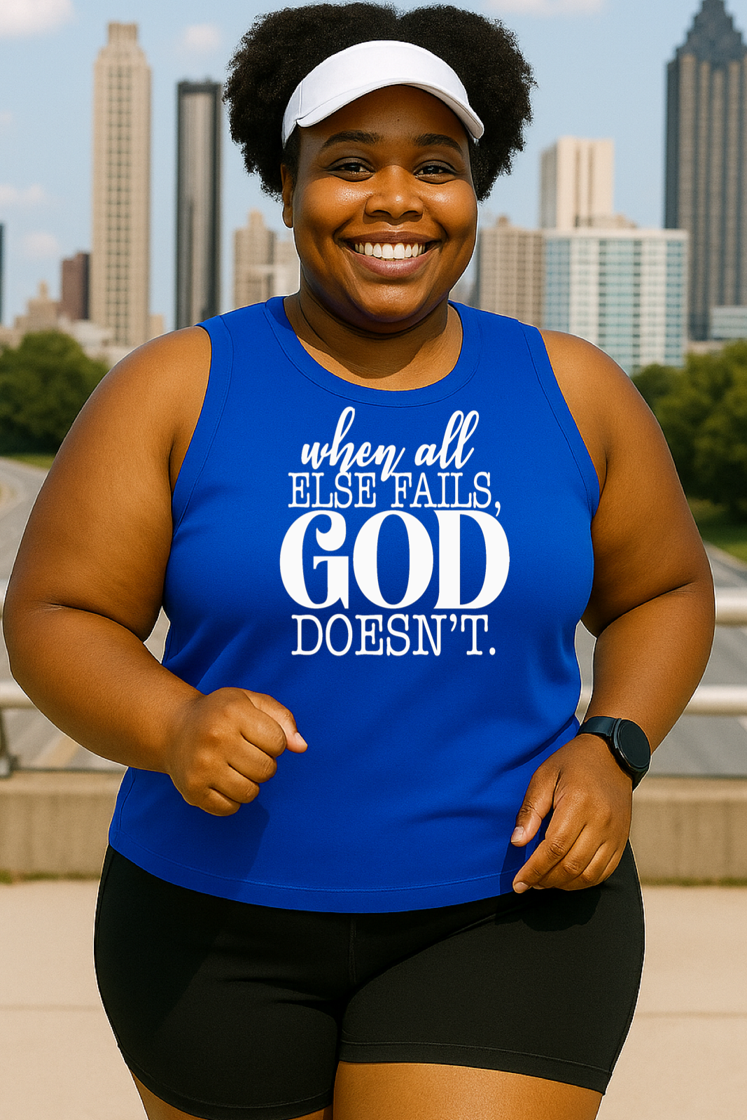 God Doesn't Fail Muscle Tank