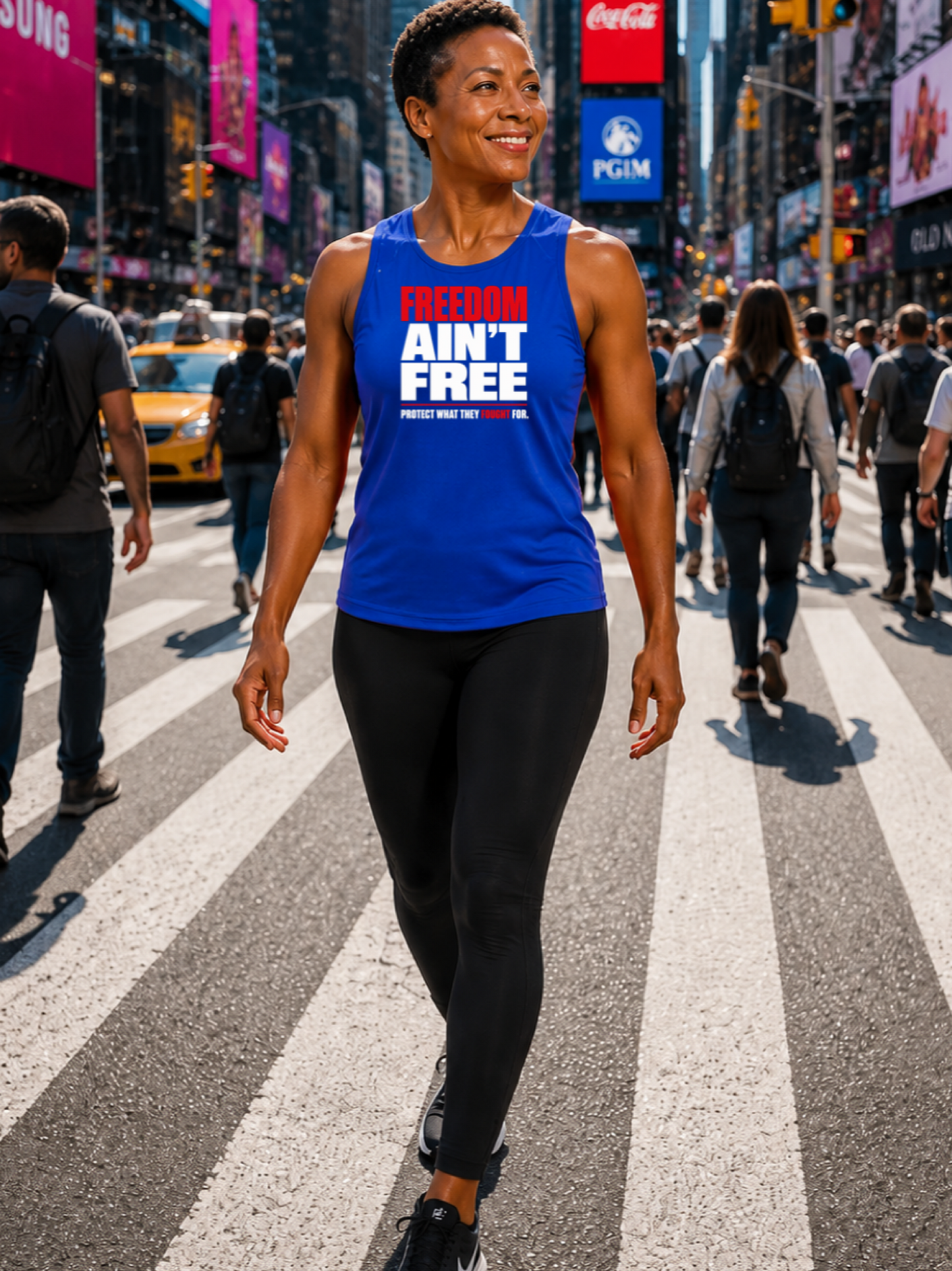 Freedom Ain't Free Muscle Tank