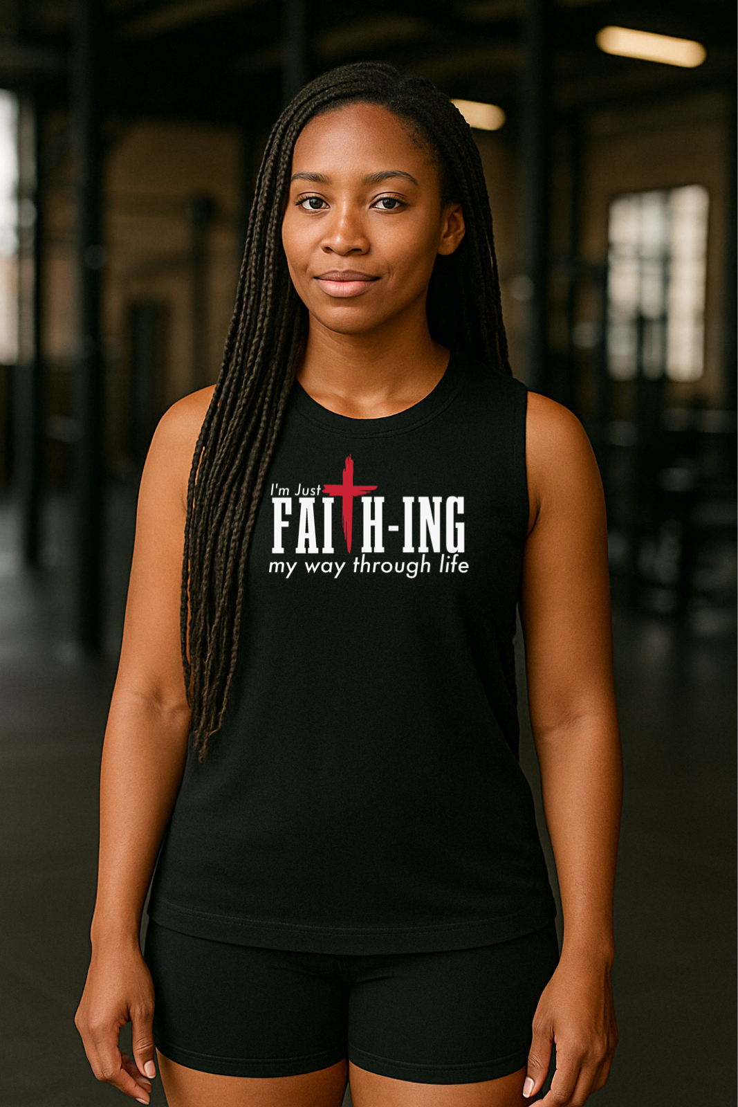 Faithing it ! Muscle Tank