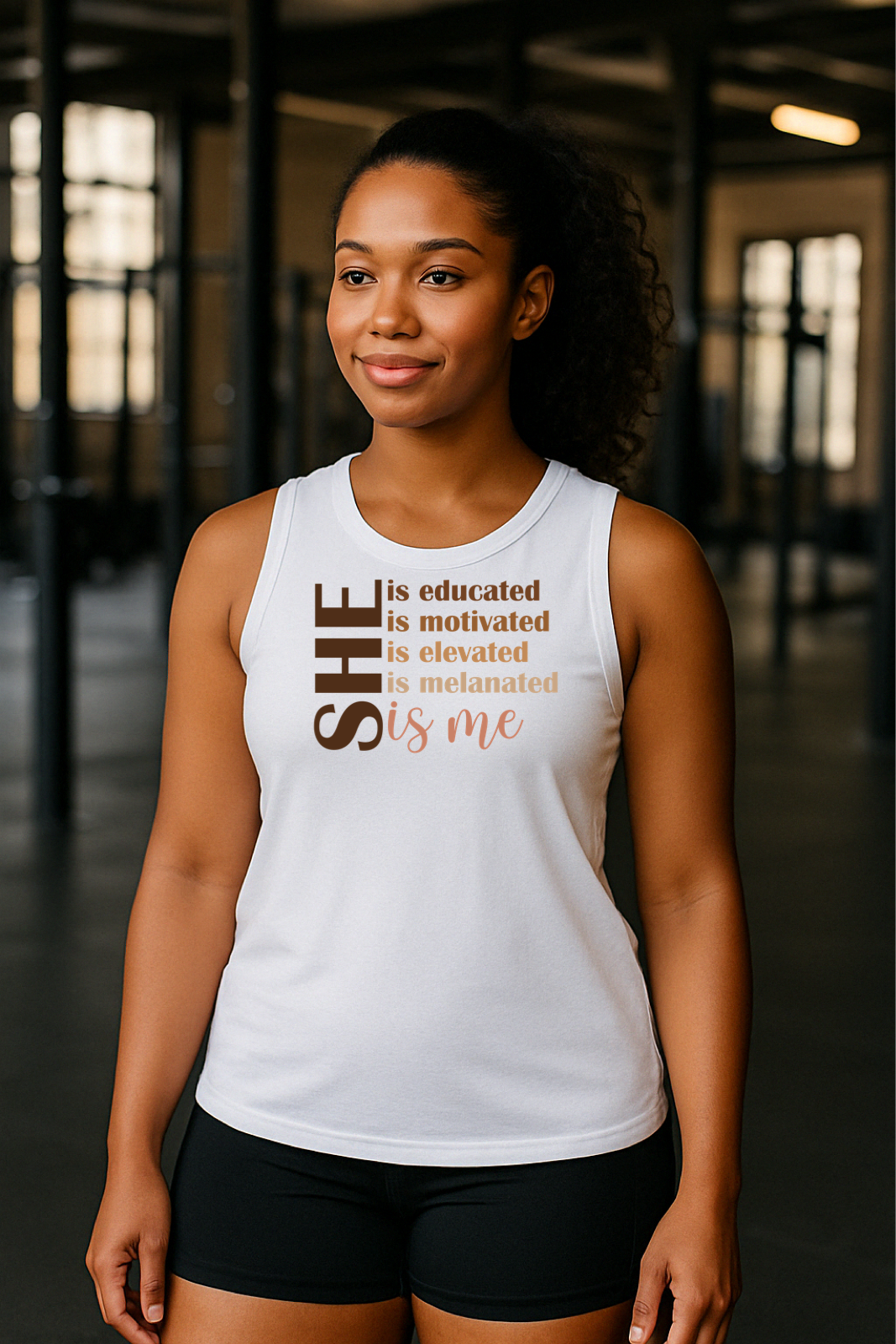 She is Me Muscle Tank