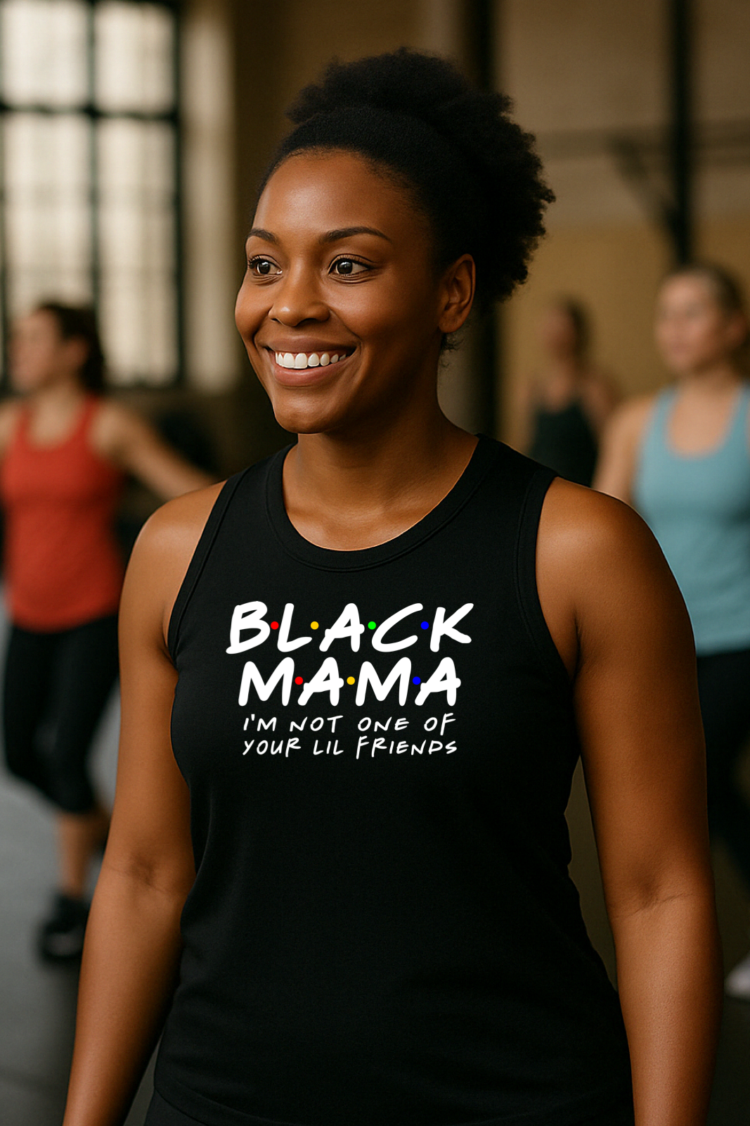 Black Mama Muscle Tank