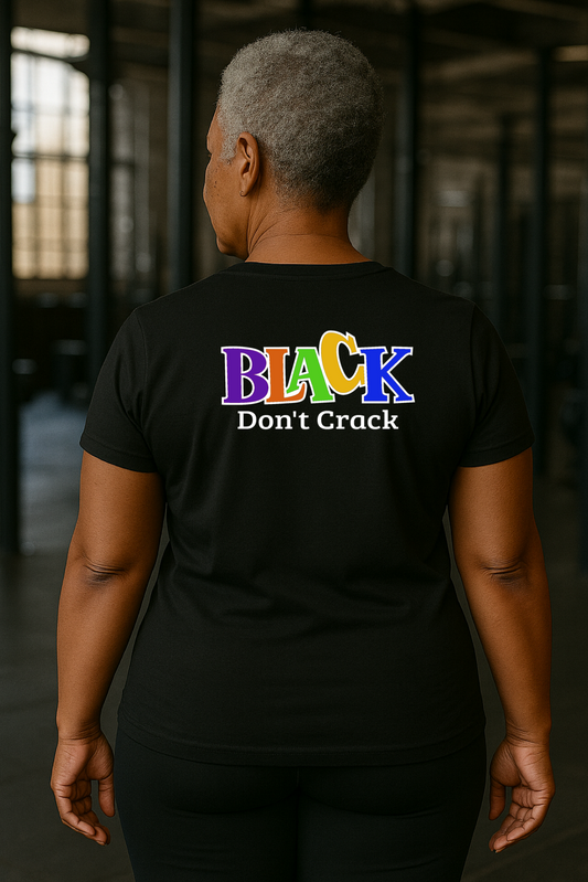 Living Testimony Black Don't Crack  Tri-Blend T Shirt