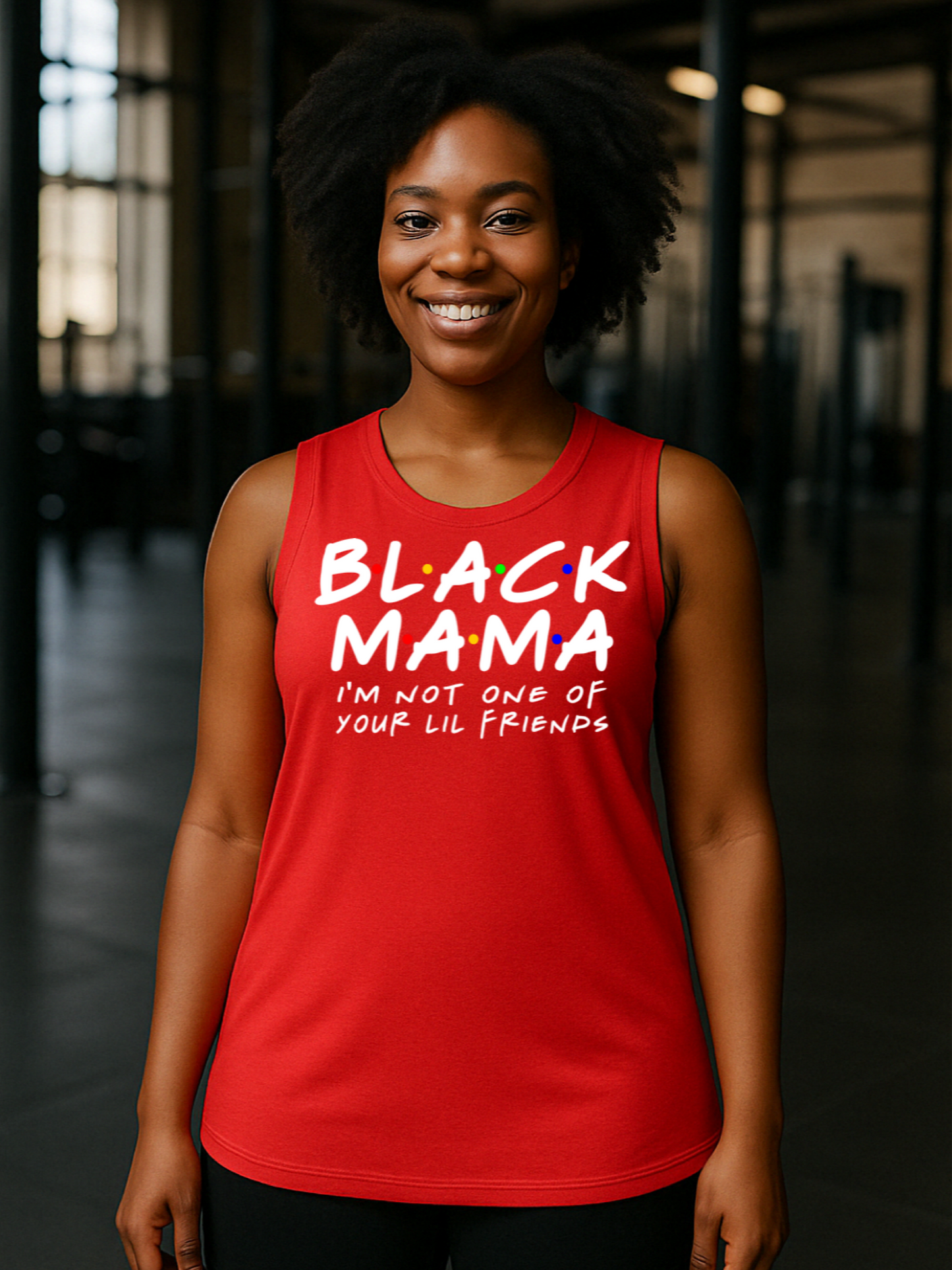 Black Mama Muscle Tank