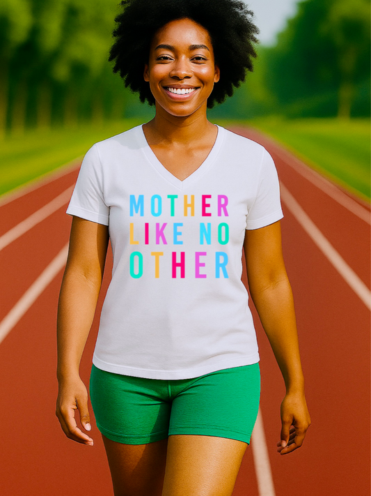 Mother Like No Other Tri-Blend V Neck T-shirt