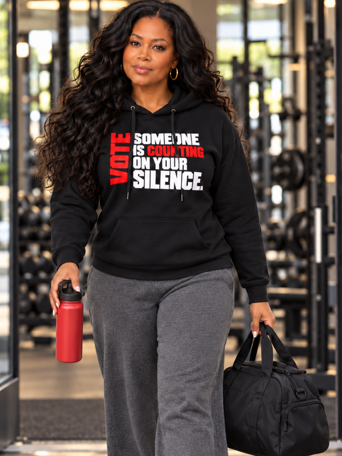 Someone is Counting on Your Silence Vote Unisex Hoodie