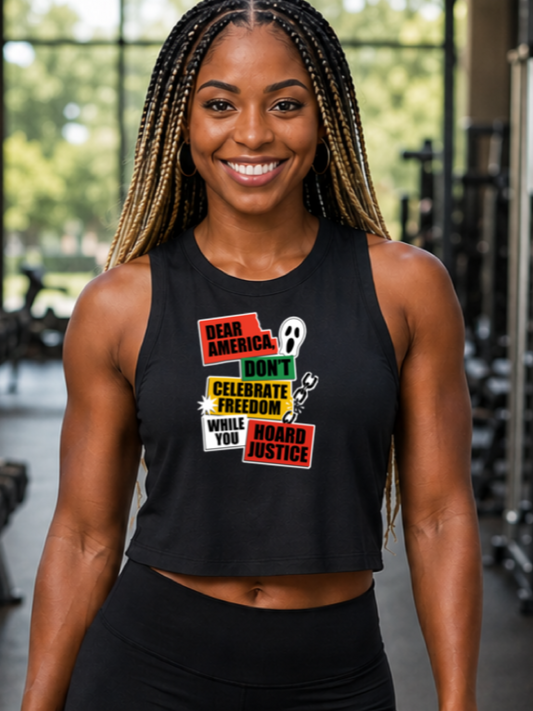 Dear America Crop Tank